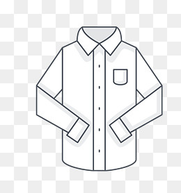 白衬衫可爱服饰图标,免抠元素(2092*2225px)ai矢量模版下载