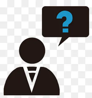 人物疑问免抠图标,免抠元素