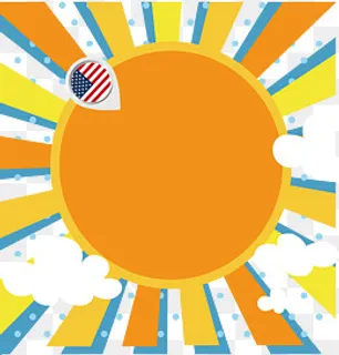 矢量留学教育底图,免抠元素