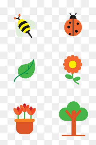 户外野外活动相关图标,免抠元素