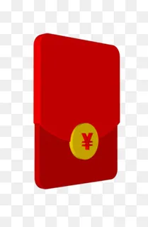 新年红色的红包插画