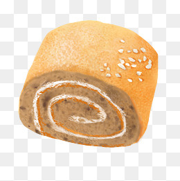 手绘写实食物之各种美味面包免费