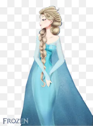 冰雪女王爱莎,免抠元素