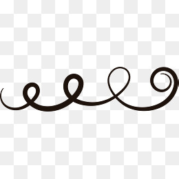 不停打圈的曲线,免抠元素