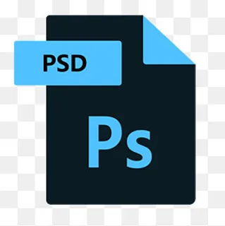 蓝色扁平化ps卡通图标,免抠元素