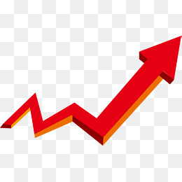 矢量手绘红色箭头,免抠元素