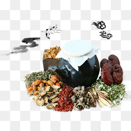 传统中国风秋冬养生,免抠元素