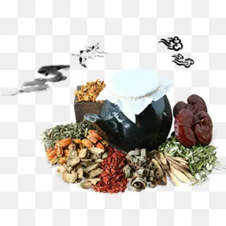 传统中国风秋冬养生,免抠元素