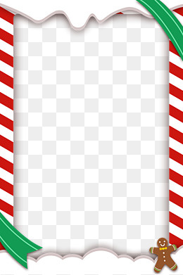 条纹绿色彩带花纹边框,免抠元素