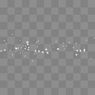 白色漂浮星星