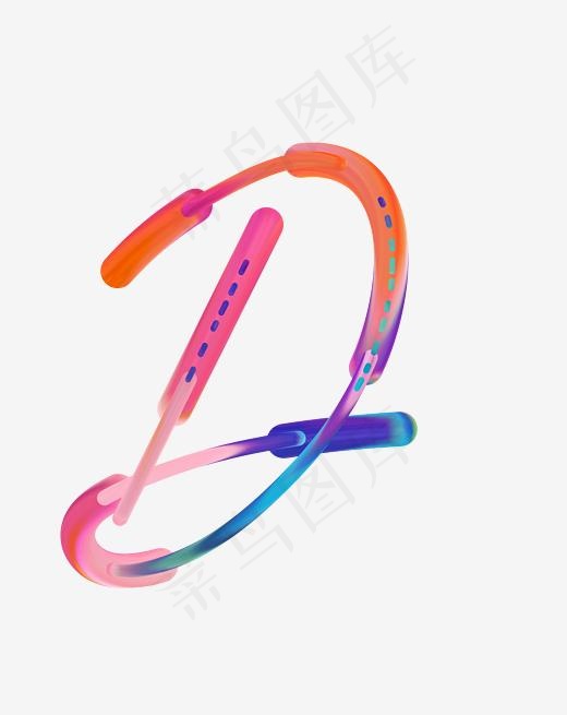 花样创意字母D
