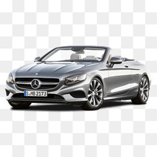 银灰色的奔驰车,免抠元素