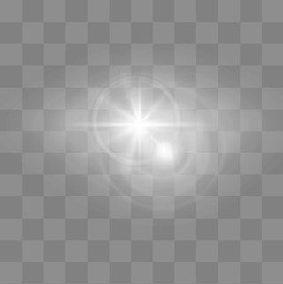 白色光点光晕元素,免抠元素