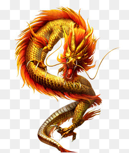 精美华丽的金龙免抠素材,免抠元素(1251*1477px)psd模版下载