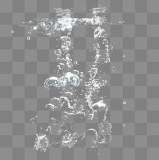 飞溅的水纹水滴元素,免抠元素