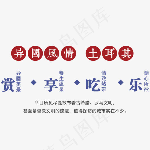 土耳其旅游海报设计