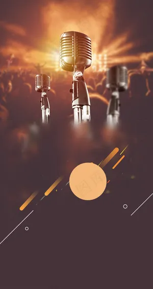 炫酷演讲歌手比赛背景图片素材