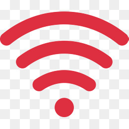 大红色普通纯色wifi,免抠元素(1218*1001px)ai矢量模版下载