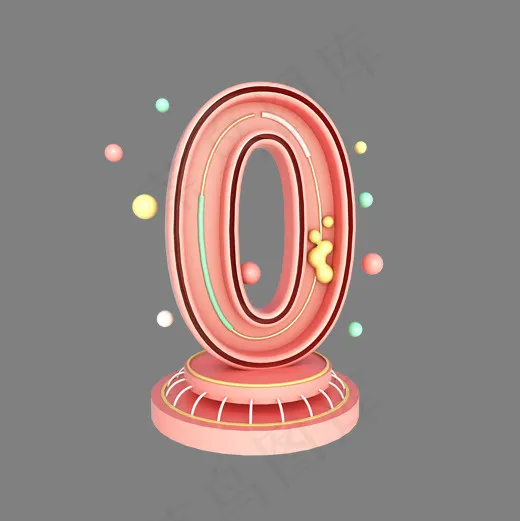 C4D倒计时数字0
