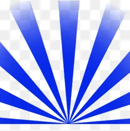 光芒四射蓝色放射光,免抠元素(1000*1000px)