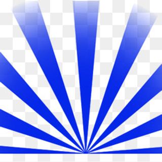 光芒四射蓝色放射光,免抠元素