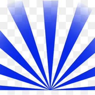 光芒四射蓝色放射光,免抠元素