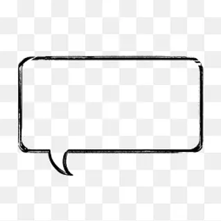 手绘线条线性框边框元素,免抠元素