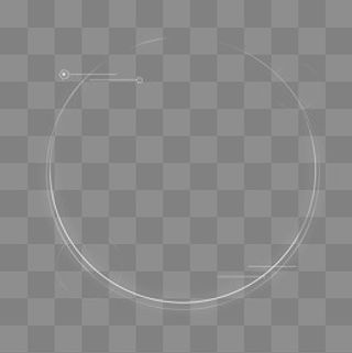 企业科技线条简约边框,免抠元素