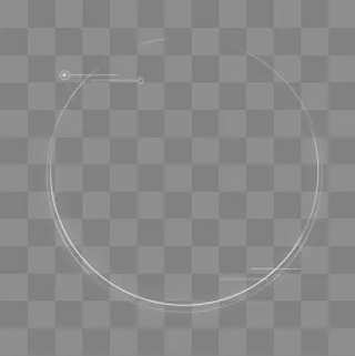 企业科技线条简约边框,免抠元素