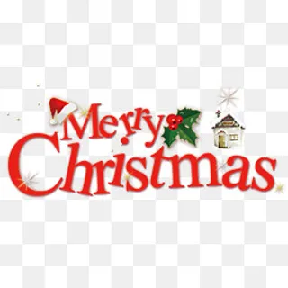 圣诞节英文字,免抠元素