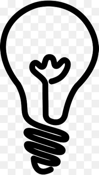 手绘灯泡,免抠元素
