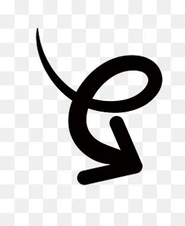 手绘矢量循环箭头PNG图片,免抠元素