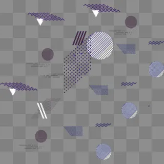 波普几何图形元素