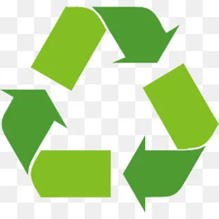 蓝色矢量循环图标素材,免抠元素