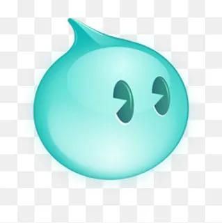 绿色卡通旺旺装饰图案,免抠元素