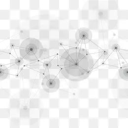 黑色简约圆圈线条不规则图形,免抠元素(1000*992px)