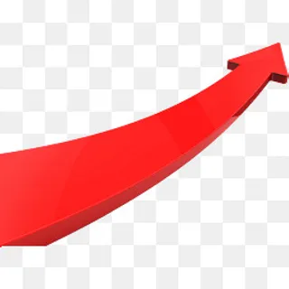 中国红酷炫箭头,免抠元素