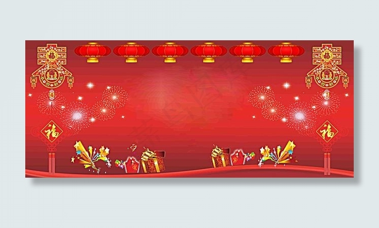 春节联欢晚会cdr海报背景模板背景图片素材