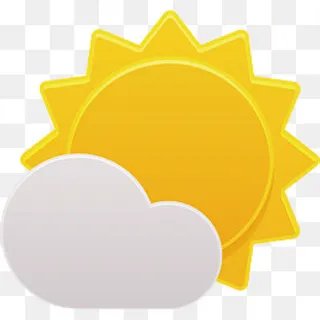 晴天天气设计图标,免抠元素