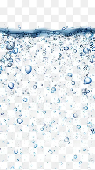 水底有氧气泡,免抠元素