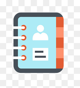 矢量电话薄素材