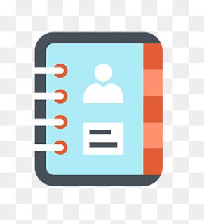 矢量电话薄素材