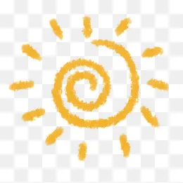 手绘太阳(2180*1978px)ai矢量模版下载