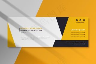 数字营销facebook封面模板