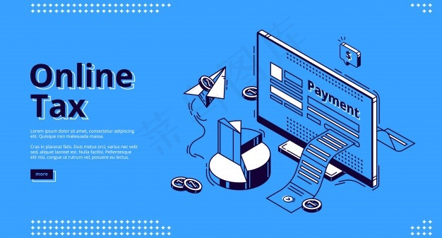 在线税务等距登陆网站eps,ai矢量模版下载