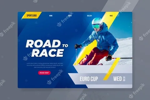 滑雪运动登录页