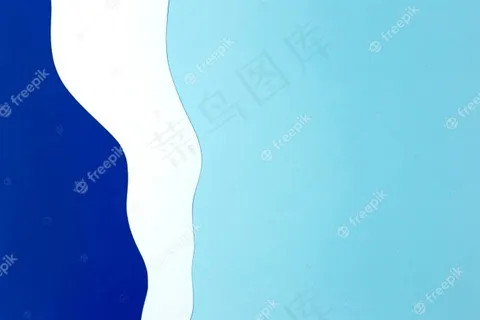 蓝白纸背景设计