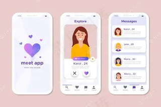 约会应用界面概念