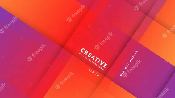 抽象的紫色和橙色矢量背景。梯度成分