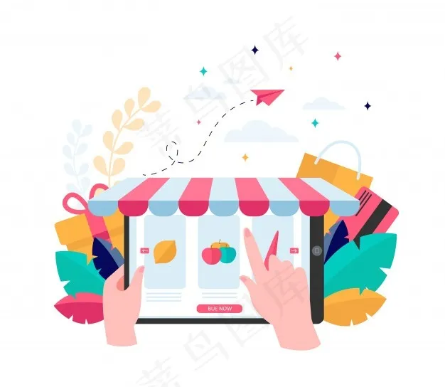 网上手工挑选食品eps,ai矢量模版下载